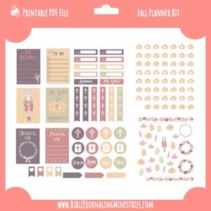 Fall Planner Stickers