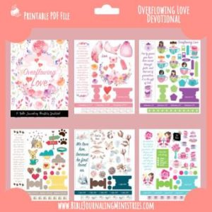 Overflowing Love Bible Journaling Kit - February 2018 Kit