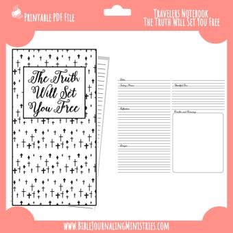The Truth Will Set You Free Traveler's Notebook Insert