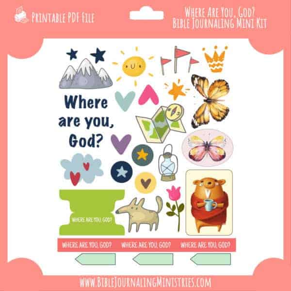 Where Are You, God? Mini Bible Journaling Kit