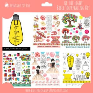 Be The Light Bible Journaling Kit and Devotional - October 2019 Kit