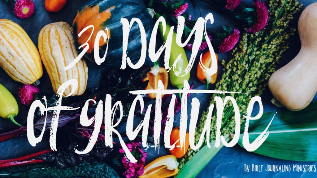 30 Days of Gratitude 